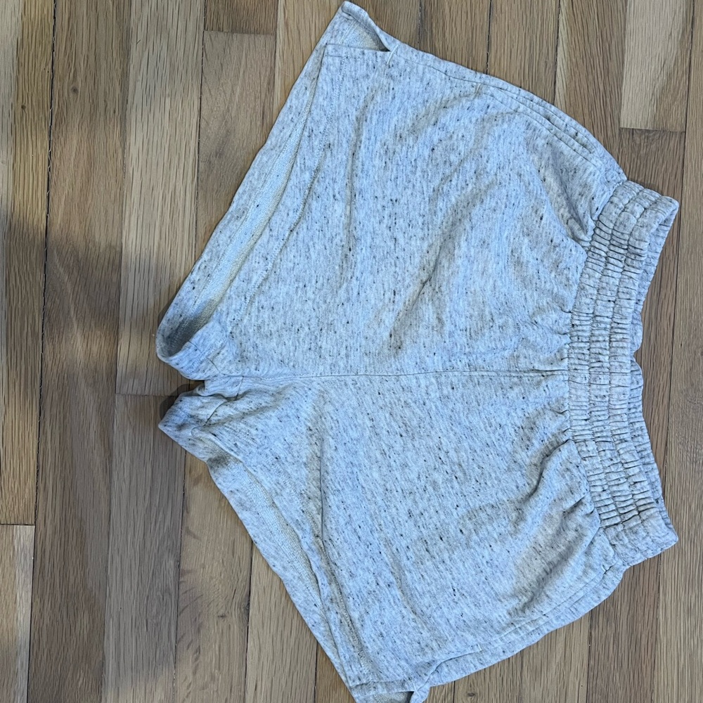 Abercrombie & Fitch Light Gray Athletic Shorts